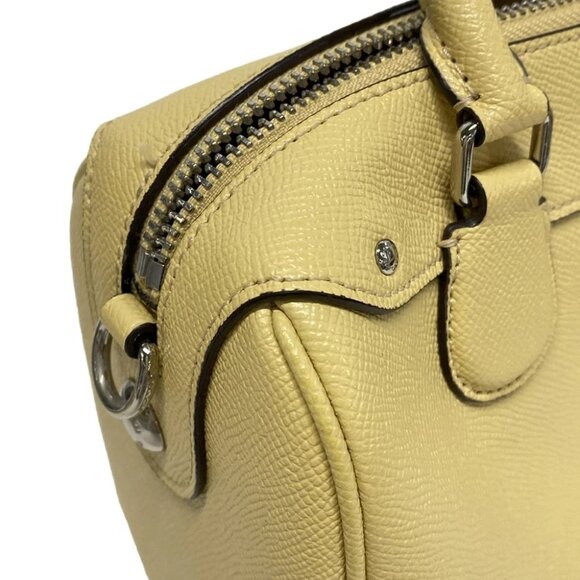 COACH - F31082 Light Yellow Leather Handbag - Picture 10 of 11